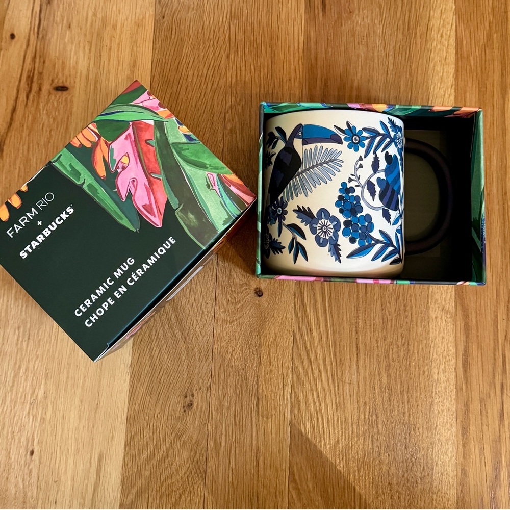 Starbucks Colorful Floral and Bird Art Tumblers and Mug Set - Picture 10 of 10